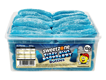 10p Tubs Blue Raspberry Bottles