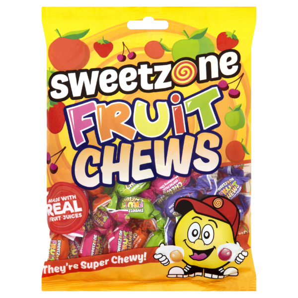 Sweetzone Bags 12x200g FRUIT CHEWS