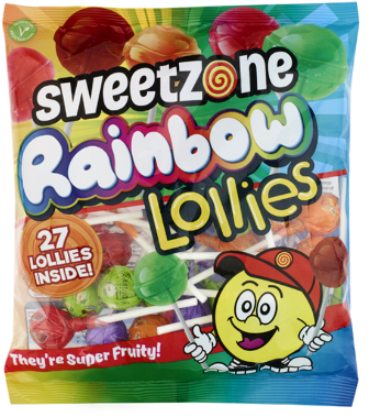 Sweetzone 12 x27 RAINBOW LOLLIES