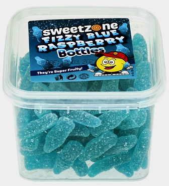 SZ Mini Tubs 170g x24 Blue Raspberry Bottles