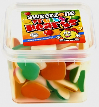 SZ Mini Tubs 170g x24 FRUITY HEARTS