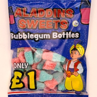 Aladdin's £1 Bubblegum Bottlesx12