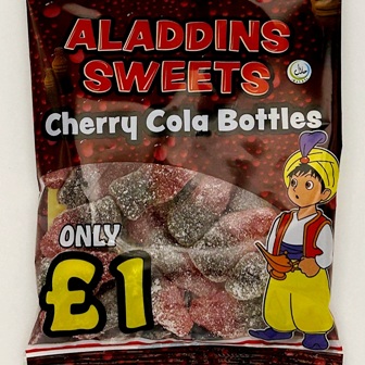 Aladdin's £1 Cherry Cola Bottles x12