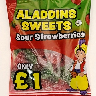 Aladdin's £1 Sour Strawberry x12