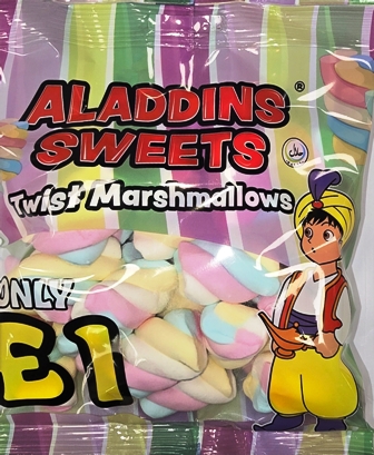 Aladdin's £1 TWIST MALLOWS x12