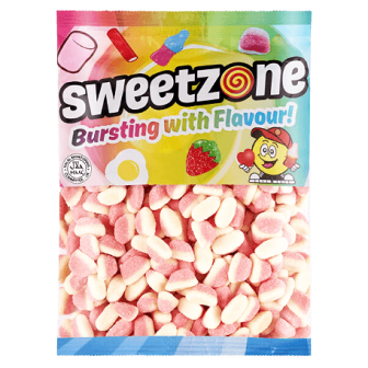 Sweetzone 1kg Strawberry Puffs