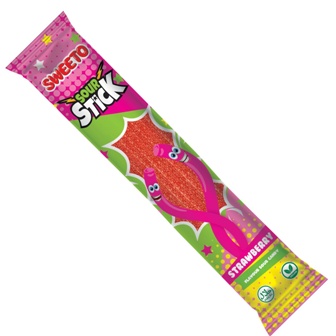 Sweeto Sour Stick STRAWBERRY x24
