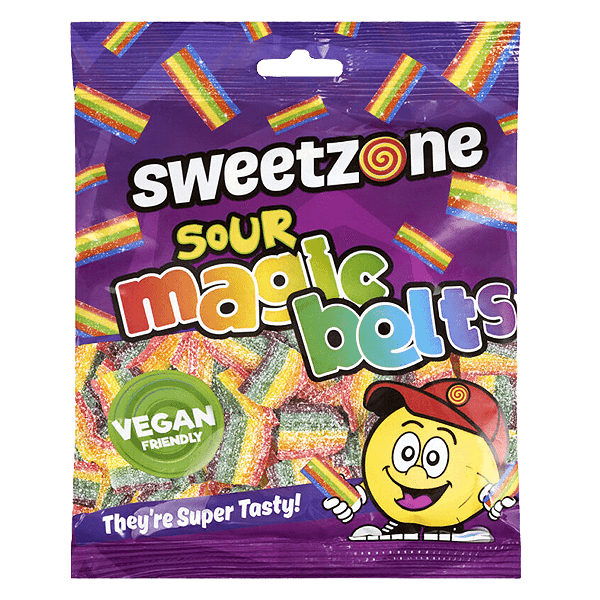 Sweetzone Bags 12x180g Sour Magic Belts