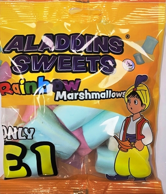 Aladdin's £1 RAINBOW MALLOWS x12