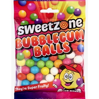 Sweetzone 90gx12 Bubblegum Balls
