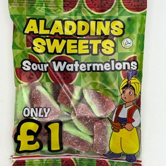 Aladdin's £1 SOUR WATERMELON x12