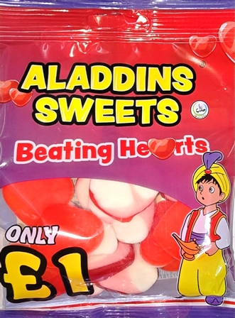 Aladdin's £1 Red Hearts x12