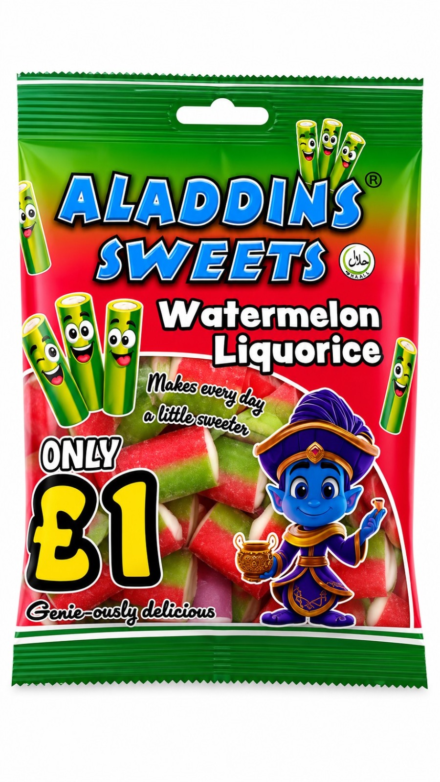 Sweetzone 1kg Watermelon Liquorice ×12