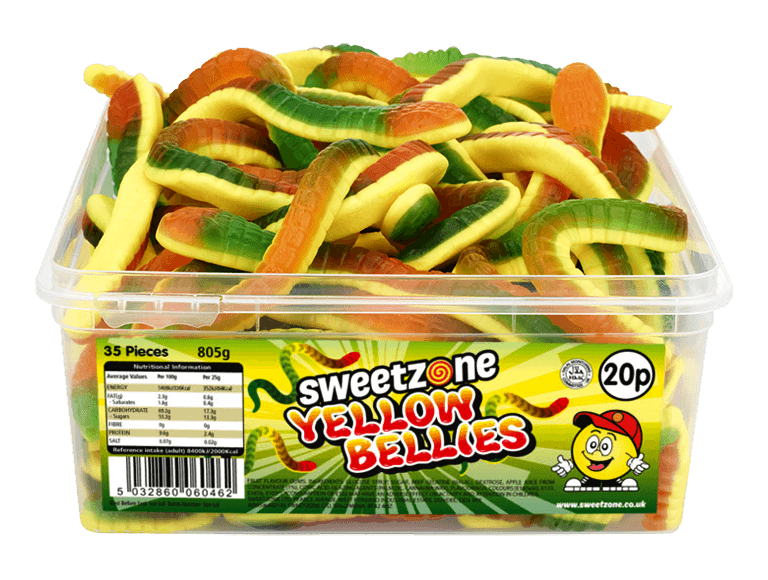 20p Tubs Yellow Bellies