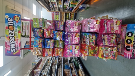 Sweetzone STAND (Only To Be Used For Products Bought From SWEET SAGA LTD. If we stop doing business with you, you will have to return the stand to Sweet Saga Ltd)