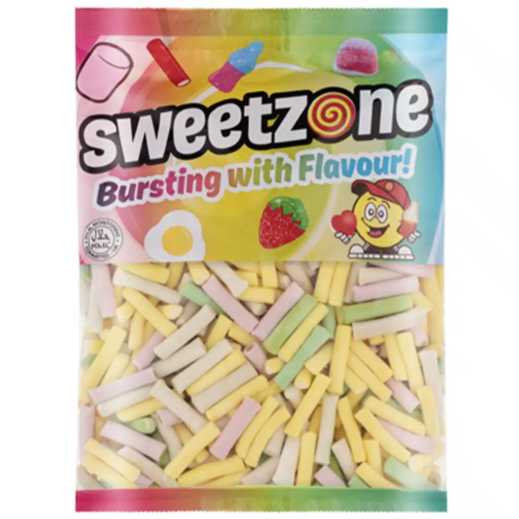 Sweetzone 1kg Rhubaba & Custard Muni Pencils