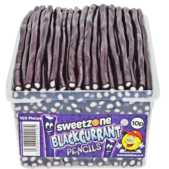 10p Tubs Pencils Blackcurrant