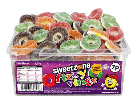 7p Tubs Fizzy Rings